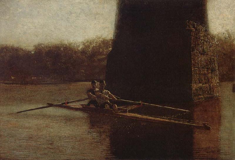 Thomas Eakins Two Person Dinghy oil painting image